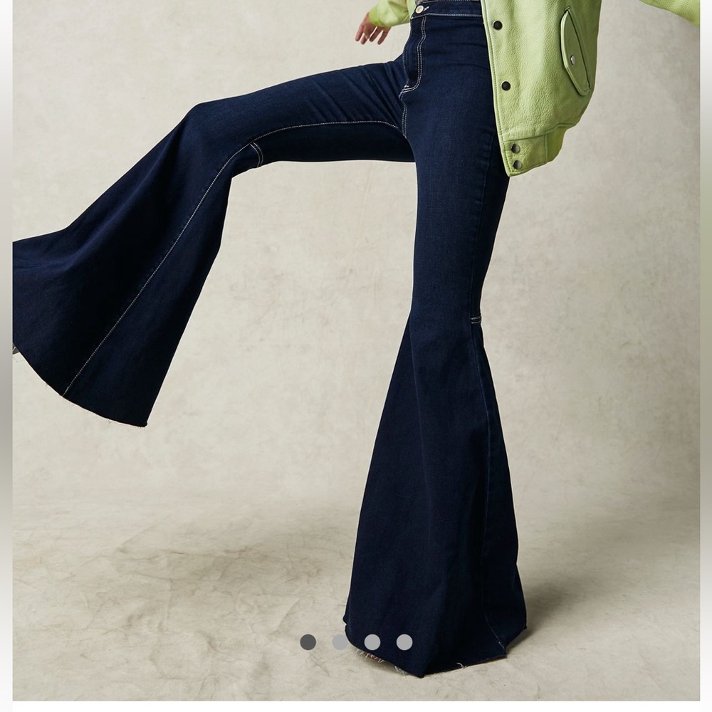 Free People Just Float On Flare Jeans